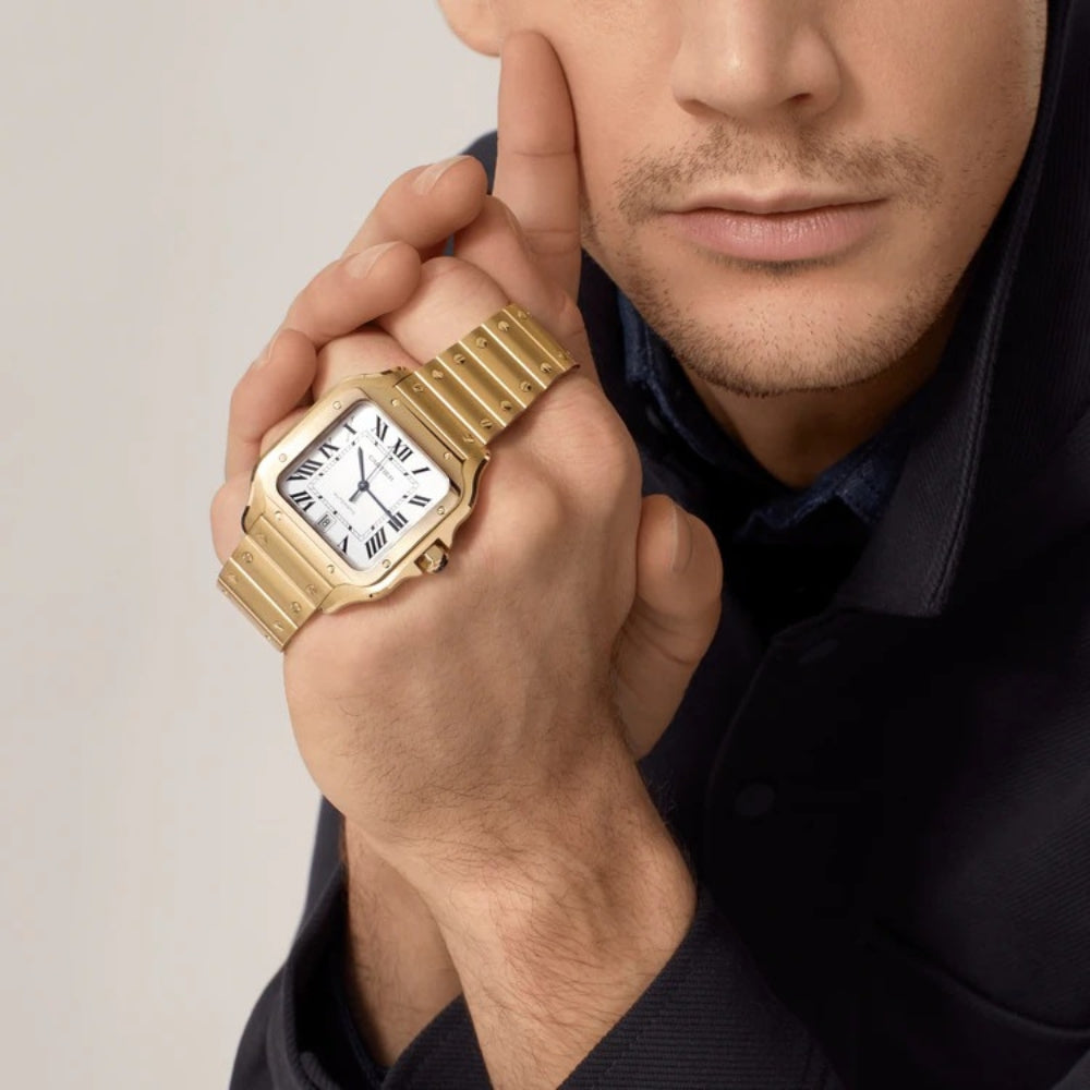 Cartier Santos Gold